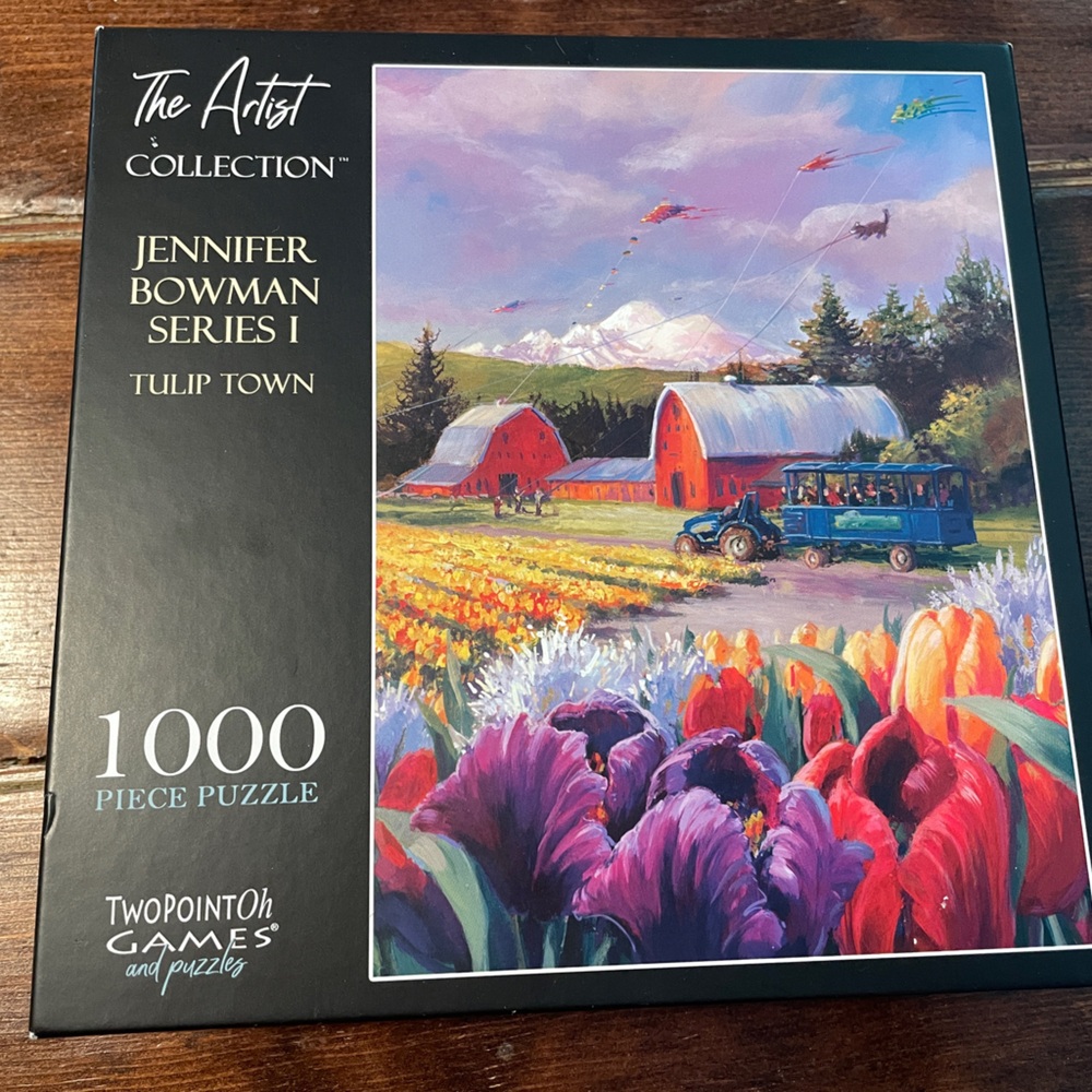 Puzzle 1000 Pieces Jennifer Bowman Tulip Town